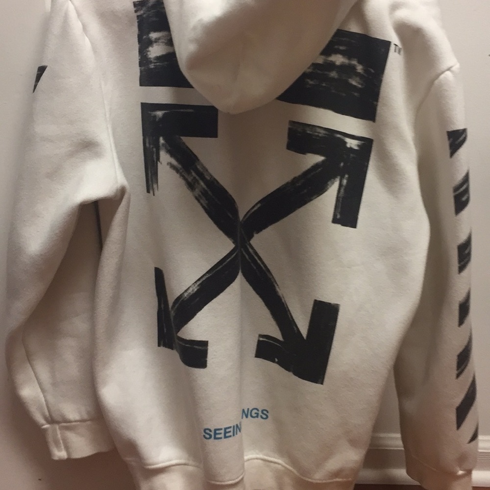 off-white “seeing things” hoodie